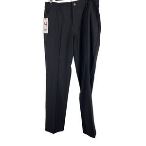 Short Par 4 Pants 32x34 Black Golf Tech Pants Mens NEW The Pavin Pant